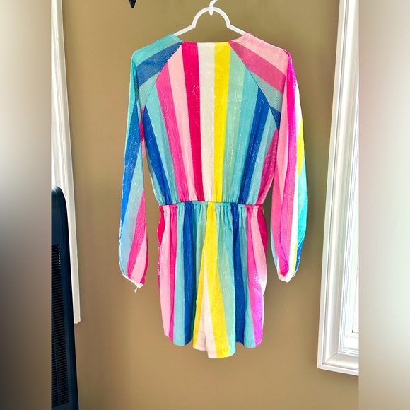 Rainbow Sequence Romper - Picture 2 of 2